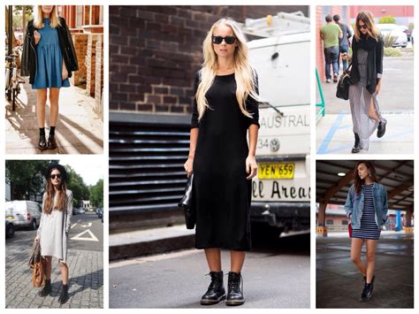 Черное платье с лоферами - 73 фото