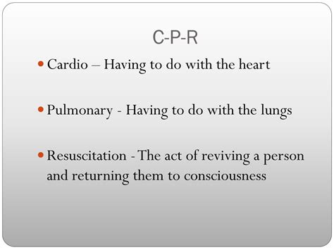 Ppt Cpr Introduction Powerpoint Presentation Free Download Id 1139306