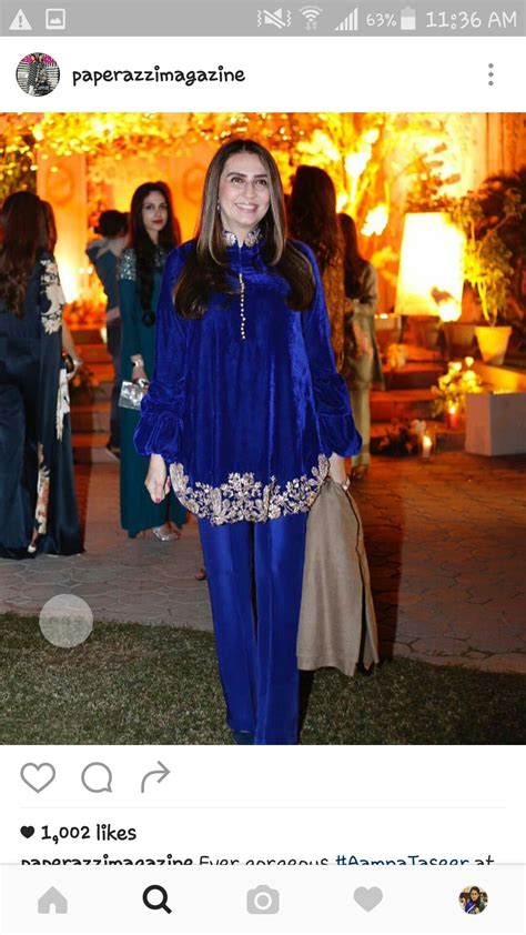 Blue Velvet Dress Pakistani Atelier Yuwa Ciao Jp