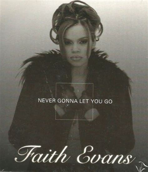 An Advertisement For Faith Evans Album Never Gon Na Let You Go