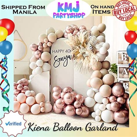Kiena Balloon Nude Blush Baloon Garland Kit With White Sand Latex And Thick Balloons Captank