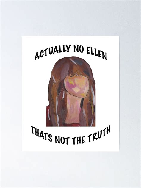 Dakota Johnson Actually Ellen Poster For Sale By Hollythallon