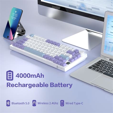 Mua Ajazz Ak Pro Hot Swap Gasket Mount Mechanical Keyboard With Tft Display Screen