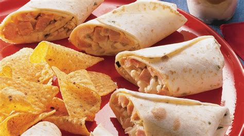 Hot Ham And Cheese Wraps Recipe