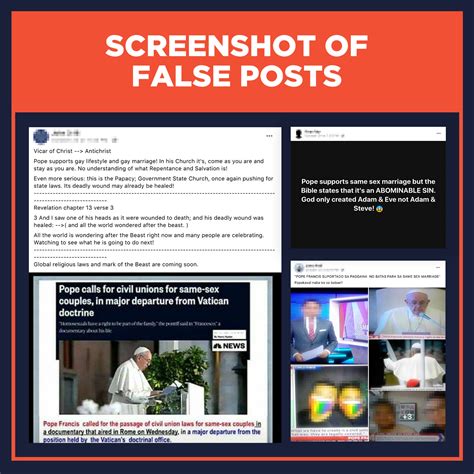 FALSE Pope Francis Supports Same Sex Marriage