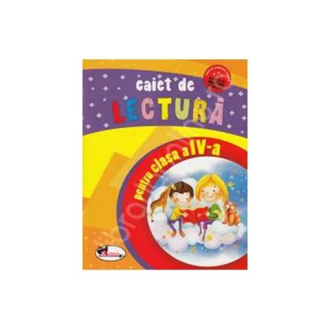 Caiet de lectura clasa a IV a Livrare rapidă din stoc