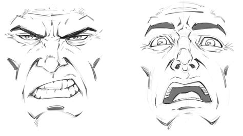 Angry Faces Drawings