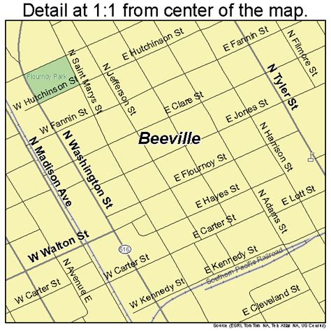 beeville texas street map