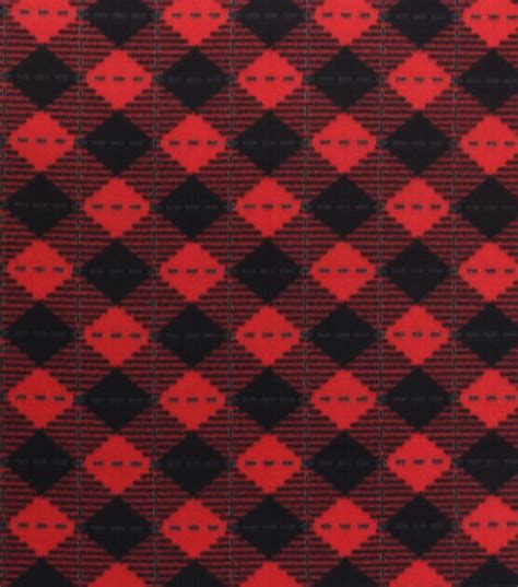 Check Bias Plaid Blizzard Fleece Fabric Joann