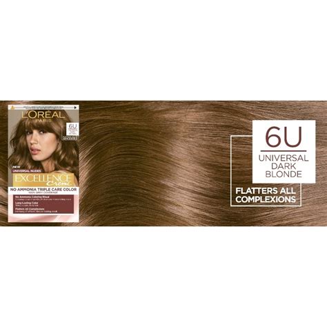 L Oréal Paris Excellence Universal Nudes 192 ml 6U Dark Blonde