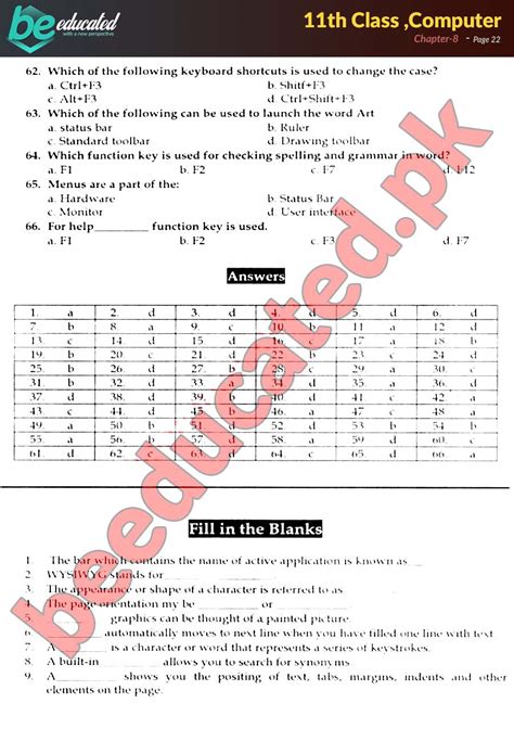 Cahpter Computer Science Ics Part Notes Inter Part Notes