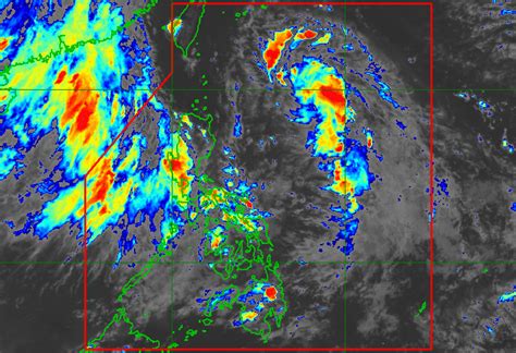 Southwest Monsoon Trough Of LPA East Of Cagayan Bringing Rain