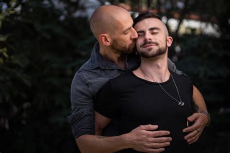 gay men kissing stock  pictures royalty  images istock