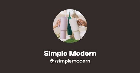 Simple Modern | Instagram, Facebook, TikTok | Linktree