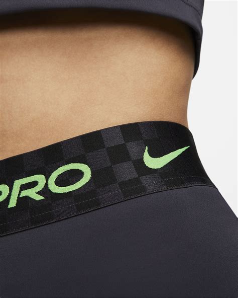 Nike Pro Dri Fit Women S Mid Rise Cm Approx Graphic Training Shorts