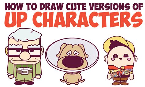 draw disney characters step  step  kids easy