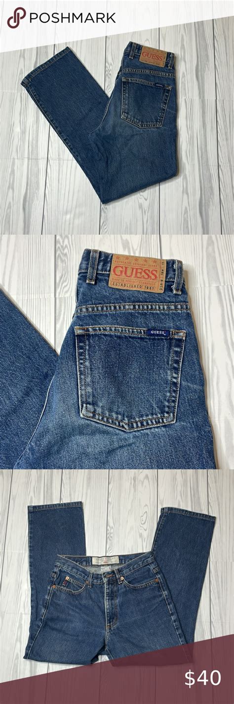 S Vintage Guess Low Rise Bootcut Jeans Short Low Rise Bootcut