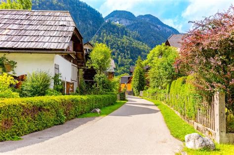 premium photo beautiful small european town villadge  mountains