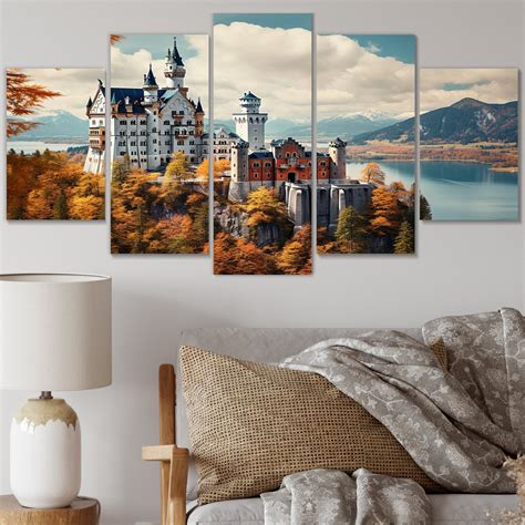 Design Art Castle Germany - Castles Metal Wall Art Set | Wayfair