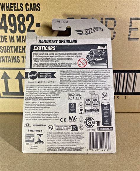 2026 Hot Wheels Mainline Case B McMURTRY SPEIRLING Series EXOTICARS EBay