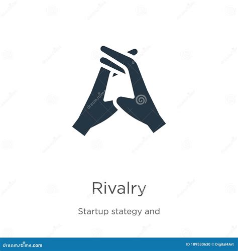 Rivalry Icon In Trendy Design Style. Rivalry Icon Isolated On White