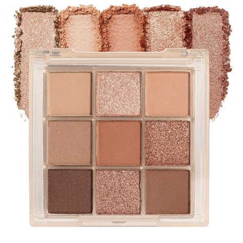 Amazon CAKAILA Colors Colorful Eyeshadow Palette Makeup Rose Gold Brown Nude Matte