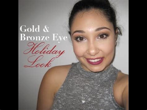 Gold Bronze Eye Naked Palette Holiday Makeup YouTube