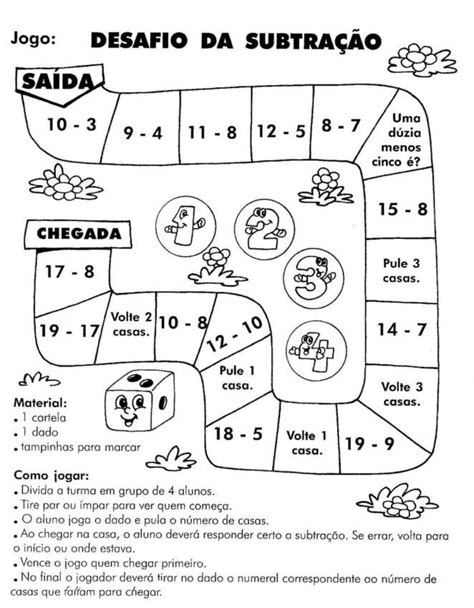 Atividades com Trilha Matemática para Imprimir
