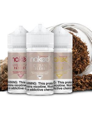 Naked Tobacco E Liquids ML