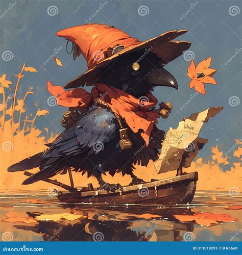 Pirate Crow Delight stock illustration. Illustration of anthropomorphic