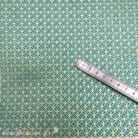 Papier Japonais Washi Chiyogami Grand Format Aqua Or