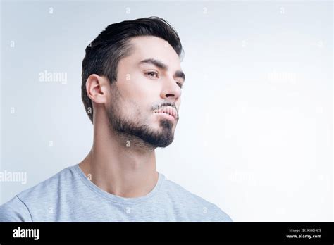 unpleasant young man    friendly  standing