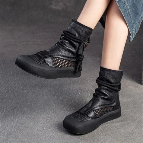 Купить Johnature/дышащие летние ботинки в стиле ретро, римские сандалии ...