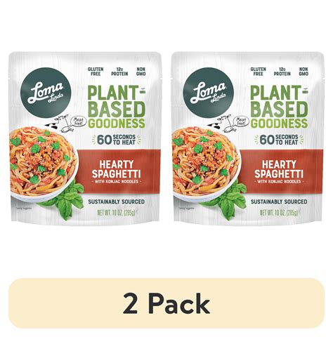 (2 pack) Loma Linda Hearty Spaghetti, 10 oz (Shelf Stable) Packaged