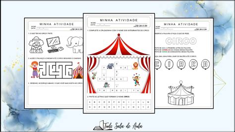Atividades Dia Do Circo 4 Ano Fundamental