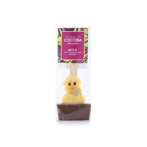 Cocoba Easter Duckling Milk Hot Chocolate Spoon G Waitrose UAE Partners