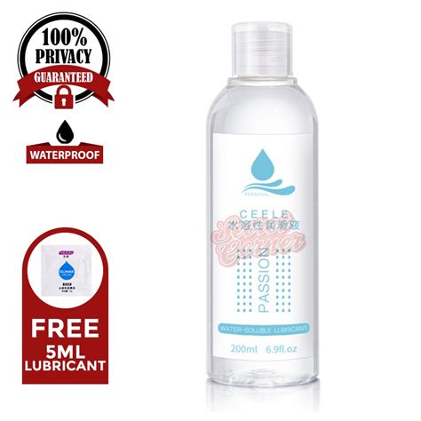 Secret Corner Ceele Ml Passion Lubricant Anal Vagina Sex Toy Water Based Lube Shopee