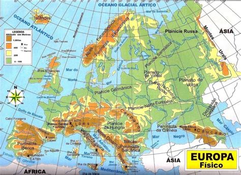 Aspectos Físicos Da Europa - Aspectos físicos da Europa – Parte 1