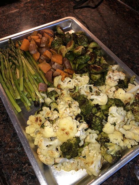 I like to roast my veggies unseasoned so when I reheat them, I could