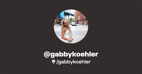 Gabbykoehler Official Tiktok Instagram Linktree