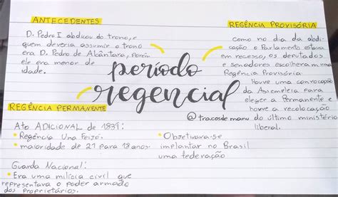 Exercicios Do Periodo Regencial