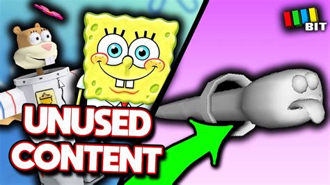 Spongebob Battle For Bikini Bottom LOST BITS Cut Content Unused Stages TetraBitGaming