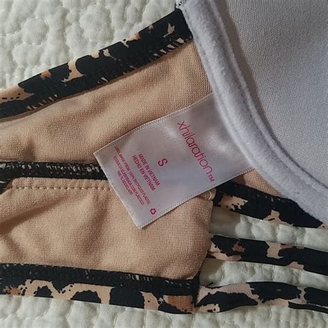 Xhilaration Swim Leopard Print Bikini Top Poshmark