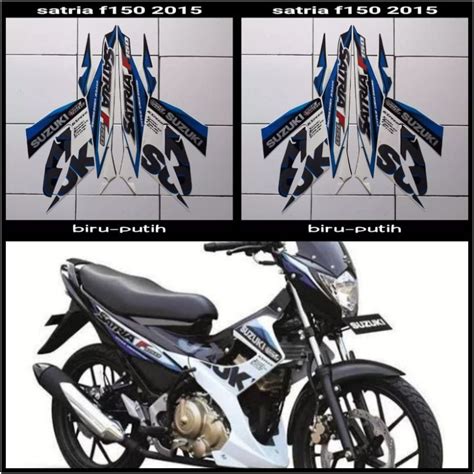 Jual STIKER STRIPING LIS LES POLET PLAT PLISIR BODY MOTOR SUZUKI SATRIA ...