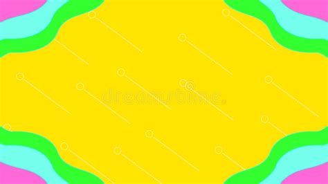 Cg Of Yellow Background For Title Movie Stock Illustration