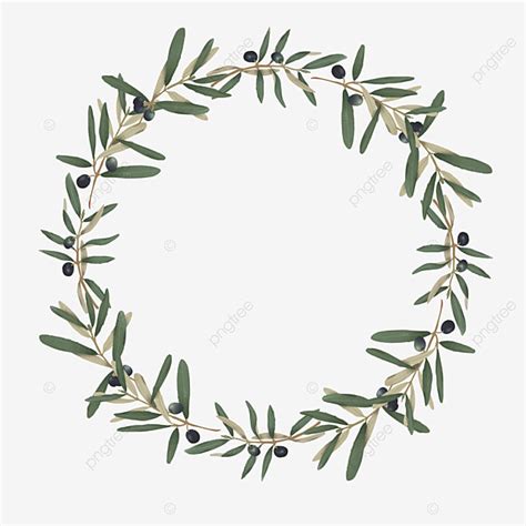 olive frame watercolor clipart olive watercolor clipart png