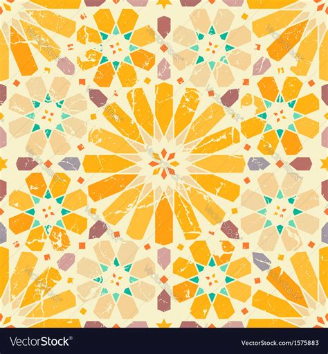 arabic pattern royalty  vector image vectorstock