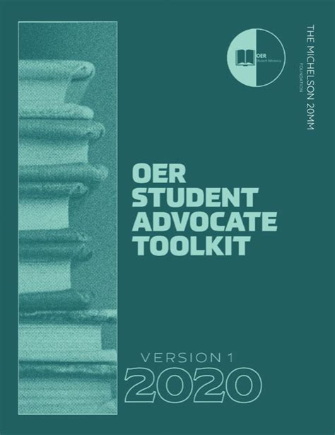 oer student advocate toolkit oer commons