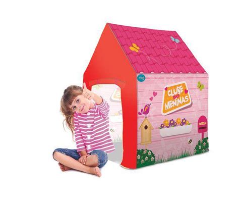 Casinha Das Meninas - Casinha Barraca Clube Das Meninas Infantil + Massinha Para Modelar ...