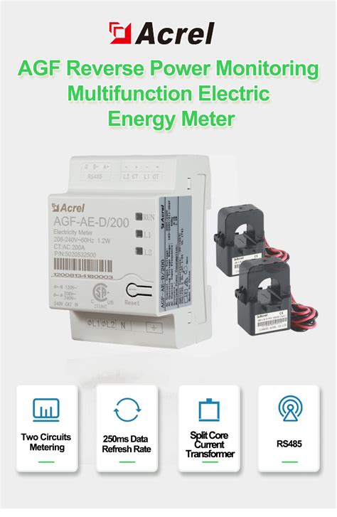 Agf Ae D Solar Pv Inverter Energy Meter Acrel